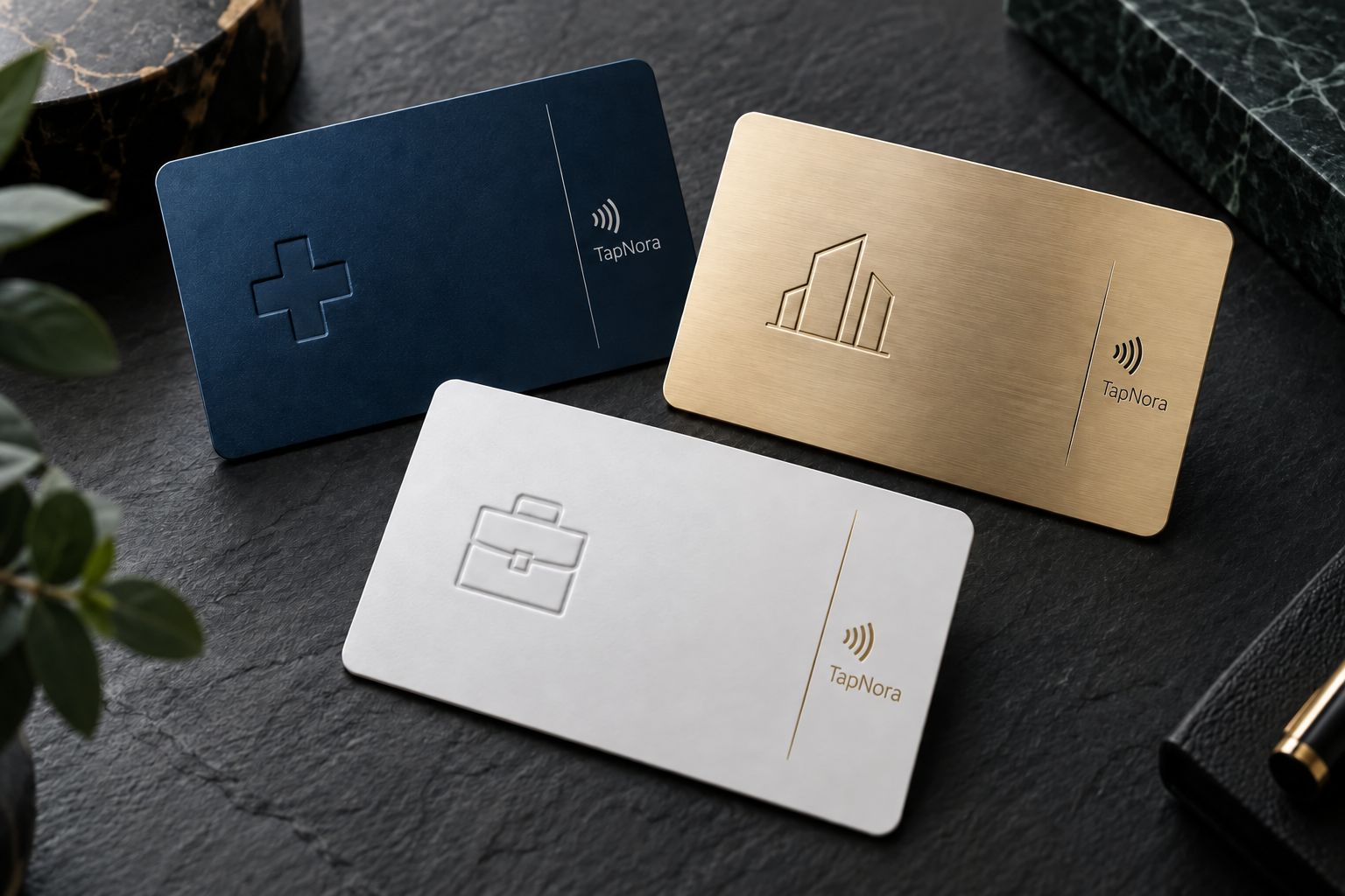 NFC card designs for clinics, offices and business owners
