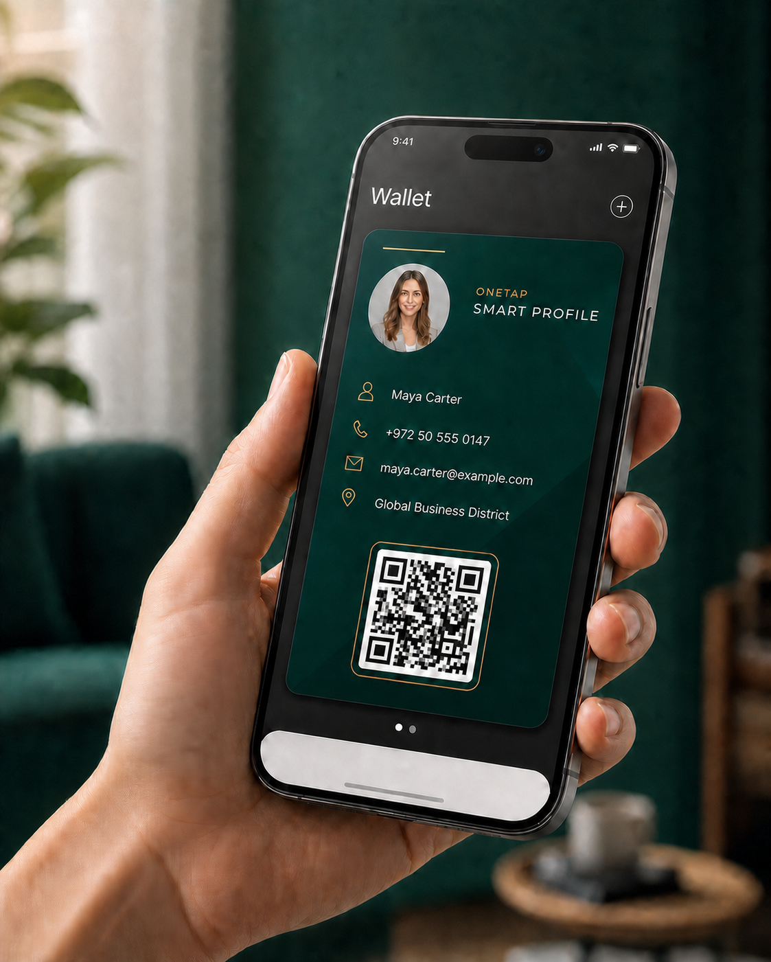 Your smart OneTap profile in your phone wallet